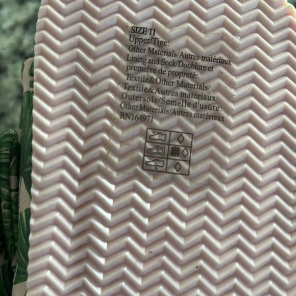 Janie&Jack Palm Bow Pool Slides - Picture 3 of 6